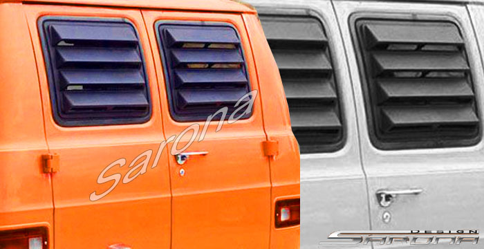 Custom Dodge Van  All Styles Rear Louver (1971 - 1977) - $189.00 (Part #DG-002-RL)